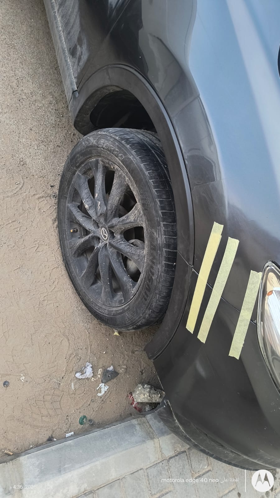 صورة بعد إصلاح رفرف أمامي - مازدا