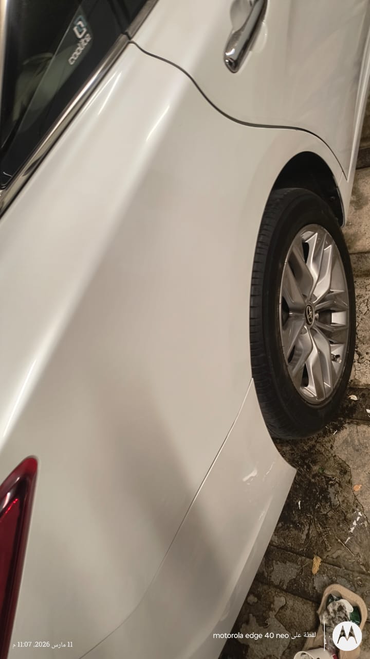 صورة بعد إصلاح رفرف خلفي - تويوتا